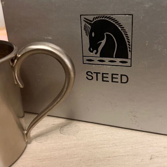 NIB Steed Pewter Baby Cup - Picture 3 of 4